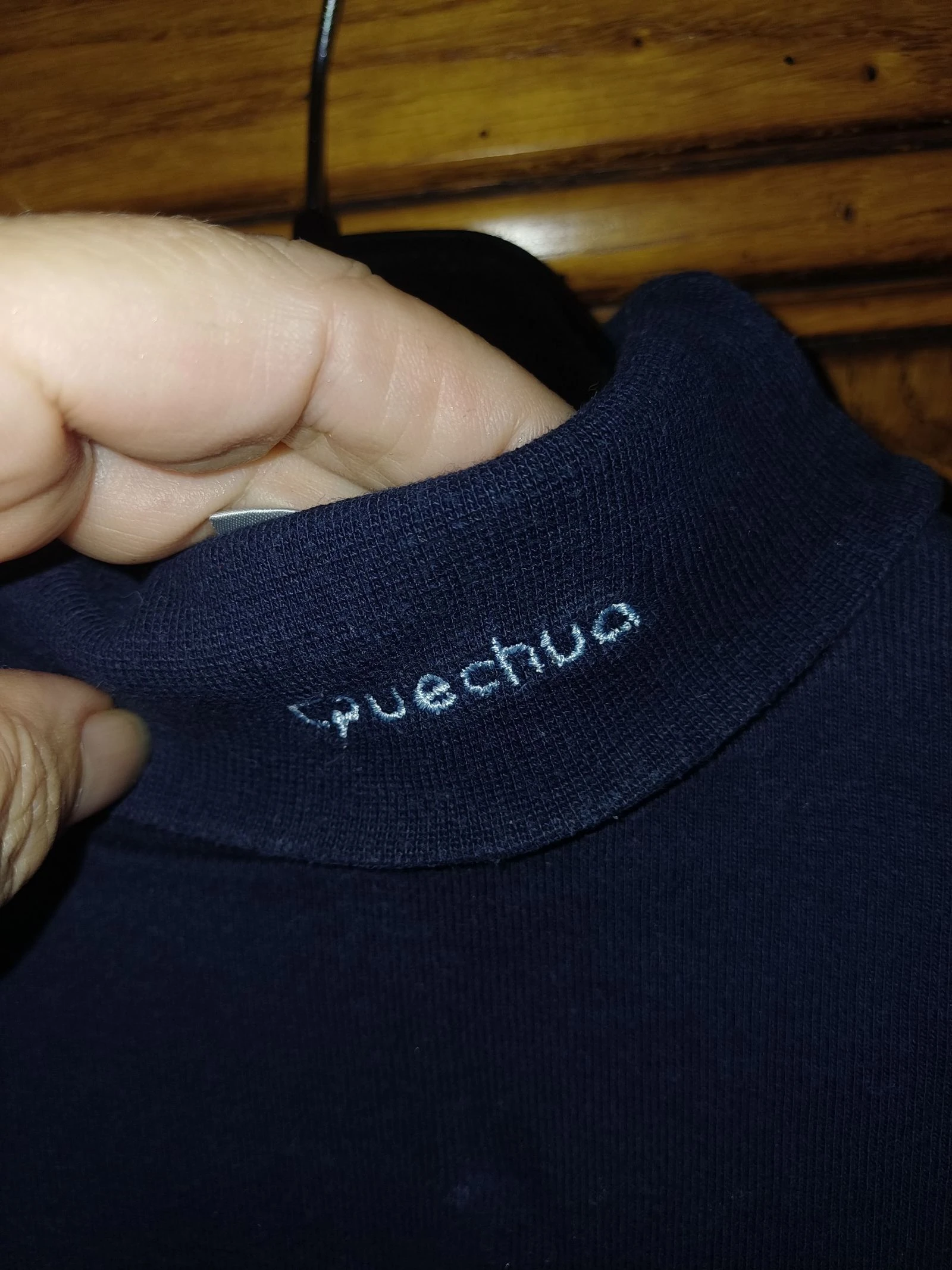 Navy blue t-shirt size 10 years brand Décathlon in cotton – photo 2